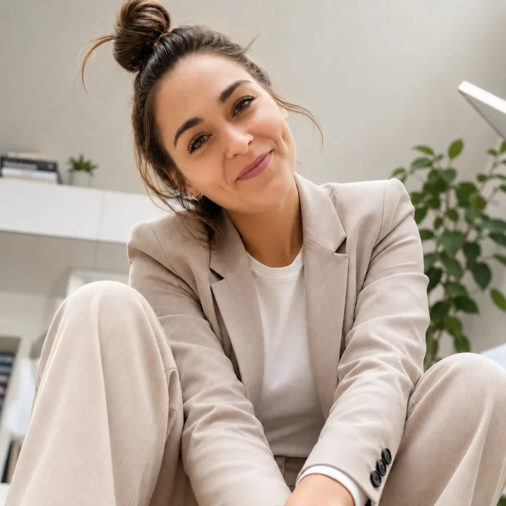 Anjuli de Boer in einer Arbeitssituation